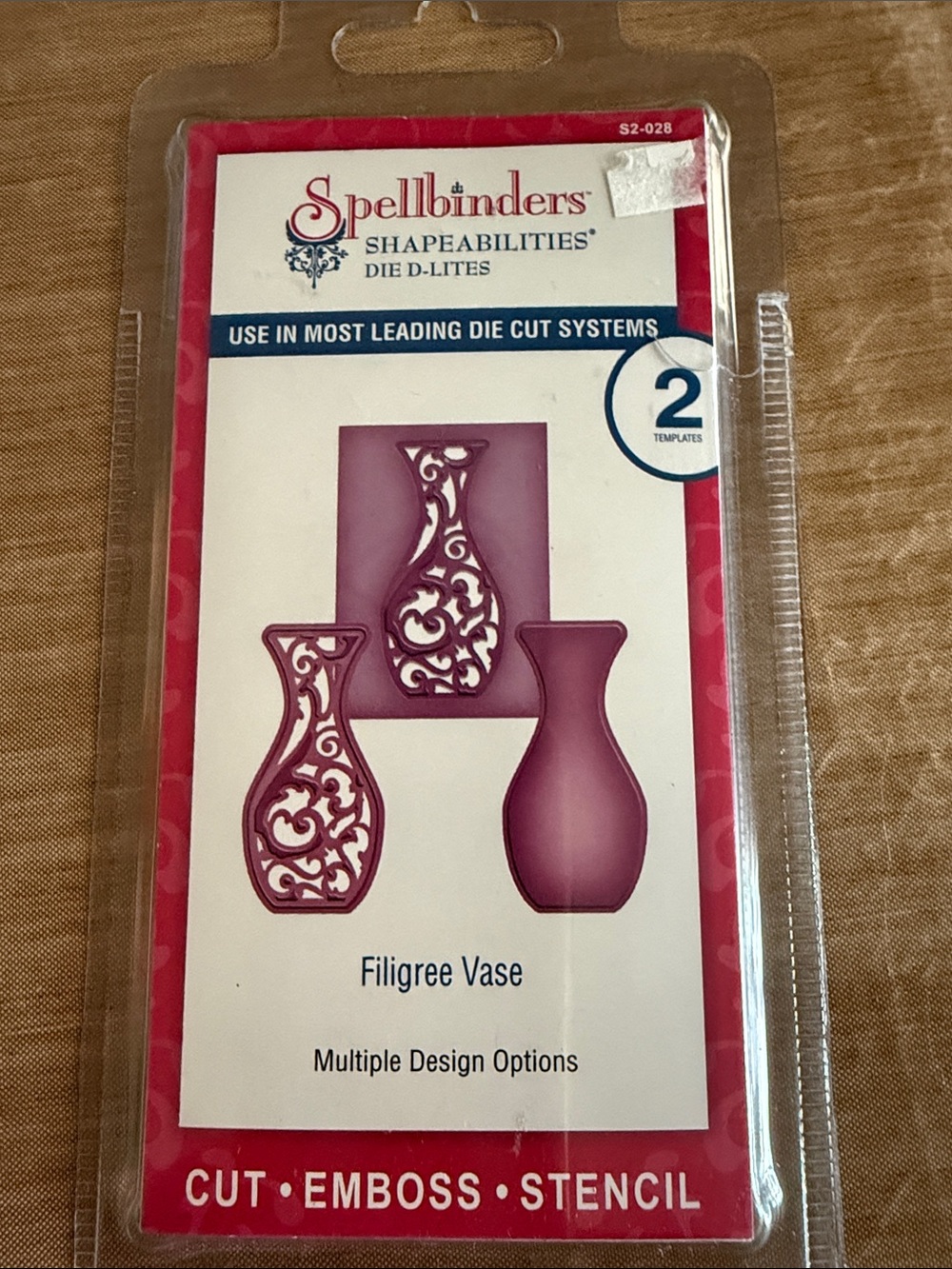 Spellbinders Shapeabilities Filigree Vase Die